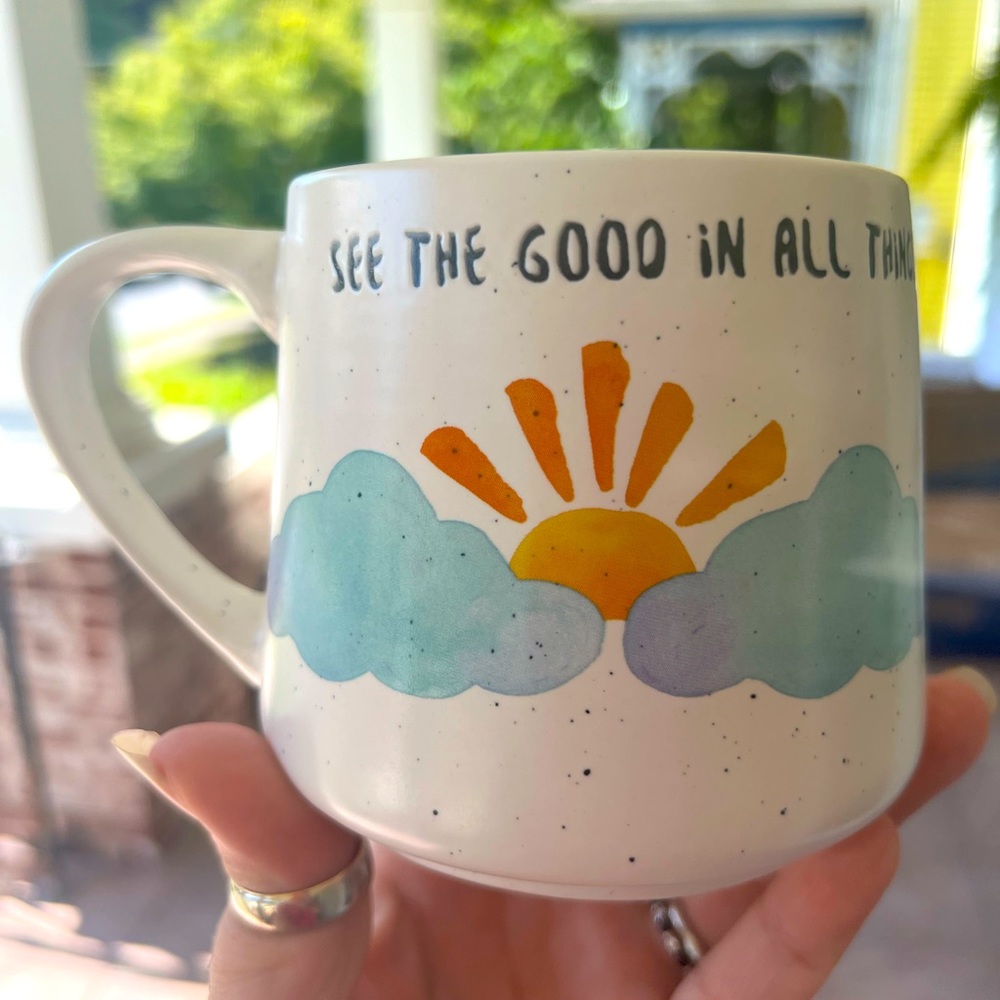 See The Good in All Things Inspirational Ceramic MugSun &Clouds by Good Day 20oz